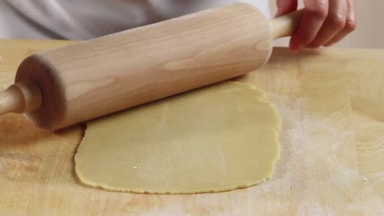 Sandteigrezept für Pie mit Marmelade oder Beeren 01