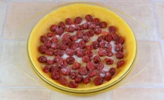 Sandkuchen mit Hüttenkäse: Kochen Rezepte mit Kürbis, Marmelade und Beeren 13