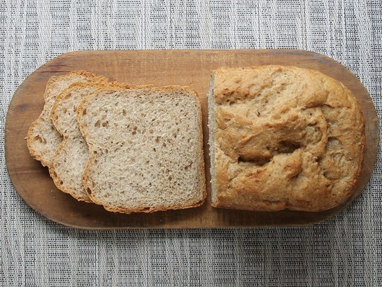 Rezepte des Tragbrots für Brotmacher. So machen Sie ein Lot und backen Sie Brot ohne Hefe zu Hause? 09