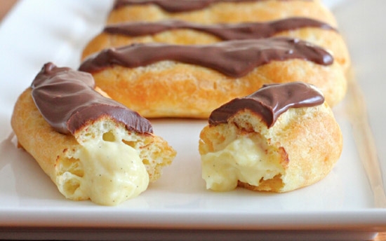 Rezepte testen auf Eclairs und backen sich zu Hause 01