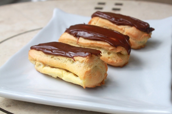 So erstellen Sie einen Vanillepudding-Teig für Eclairs: Schritt-für-Schritt-Rezept 02