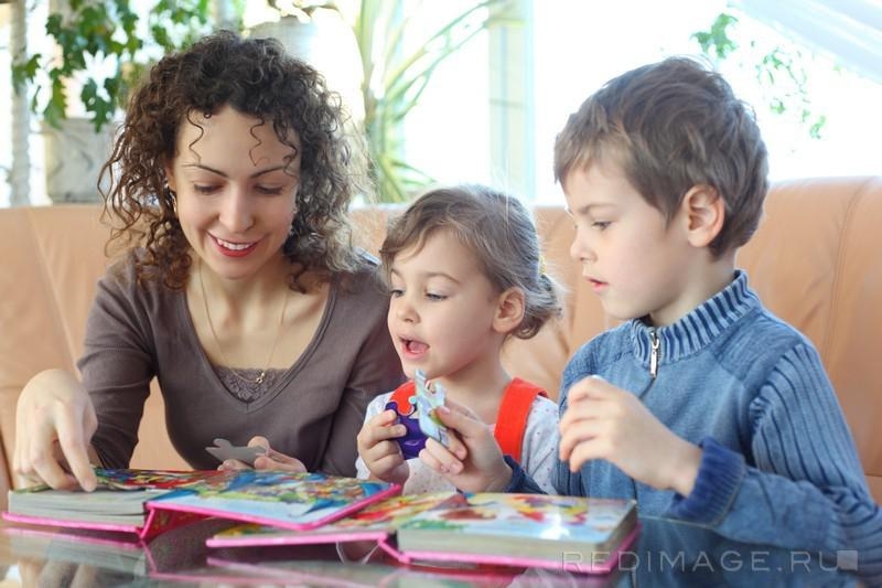 Wie zu Hause mit Kindern sitzt, verlieren Sie sich nicht?? 02