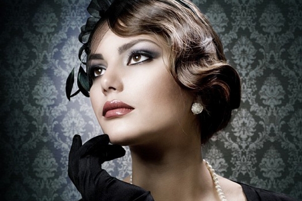 GATSBY STYLE Party. Merkmale des Outfits, Frisuren und Make-up 05