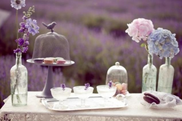 Provence-Hochzeit. Merkmale des Dekors und der Feier 03