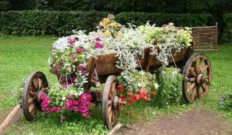 Dekoration des Gartengrundstücks mit ihren eigenen Händen 05