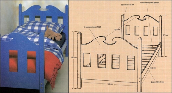 Kinderbett tun Sie selbst: Produktionsmerkmale. Wie man Babybetten mit verschiedenen Modellen herstellt? 02