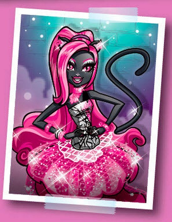 Wie zeichnet man Bleistiftzeichen Monster High: Phased Beschreibung für Anfänger 32