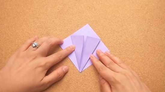 So erstellen Sie ein Kran-Origami-Papier mit Ihren eigenen Händen - Schema und Unterricht mit Fotos 07