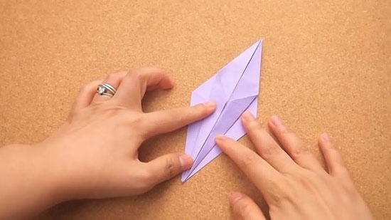 So erstellen Sie ein Kran-Origami-Papier mit Ihren eigenen Händen - Schema und Unterricht mit Fotos 12