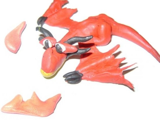 So machen Sie einen Drachen aus Plastilin - die Schlange von Goryysch, dem zahnlosen und schrecklichen Monster? 20