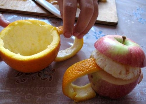 Handwerk aus Gemüse und Früchten machen es selbst 02