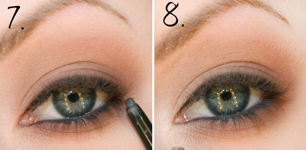 Grünes Augen-Make-up 06