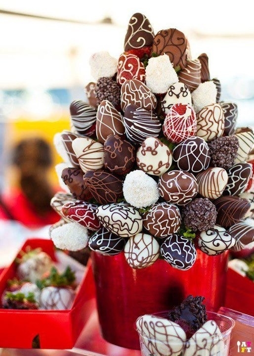 Süßigkeitenblumen machen es selbst 02