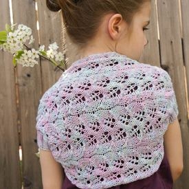 Bolero für das Mädchen mit Stricknadeln: Schemata und Beschreibung 02