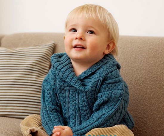 Jumper für den Jungen im Alter von 2, 3 Jahren, 4 Jahre, gestrickt 01