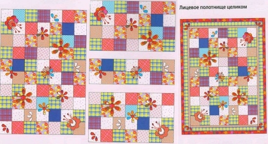 So nähen Sie ein Patchwork mit Ihren eigenen Händen: Schemata, Schritt-für-Schritt-Anweisungen 02