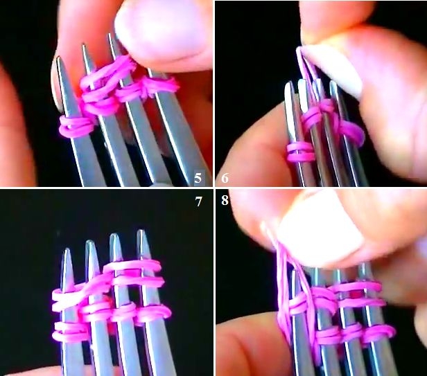Weben von Gummiarmbändern: Grundlegende Wege und interessante Systeme 05