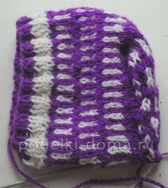 Helmhut mit Strickhelm: Strickschema, Meisterklasse 06