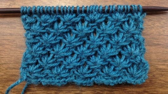 Strickmuster «Sterne» Speichen: Schemata und Beschreibungen 01