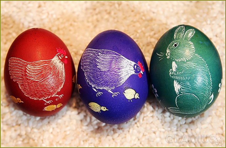 So dekorieren Sie Eier für Ostern 09