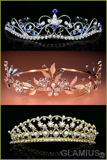 Hochzeitsfrisuren mit dem Diadem 02