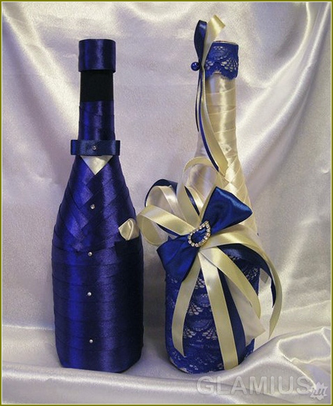 Hochzeit Champagner-Flasche Tun Sie es selbst 06