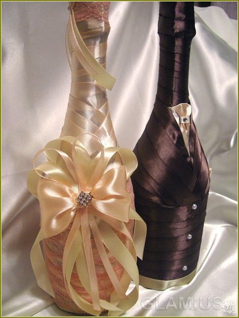 Hochzeit Champagner-Flasche Tun Sie es selbst 09