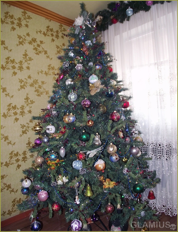 So dekorieren Sie den Weihnachtsbaum für das neue Jahr 2016 05