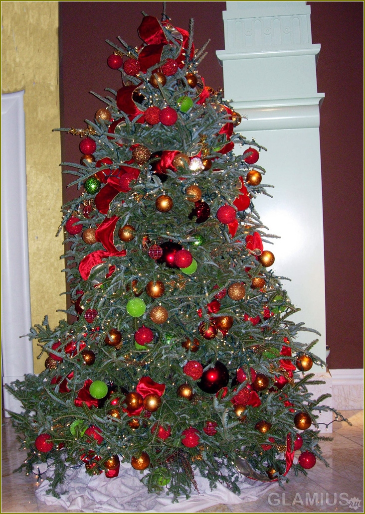 So dekorieren Sie den Weihnachtsbaum für das neue Jahr 2016 13